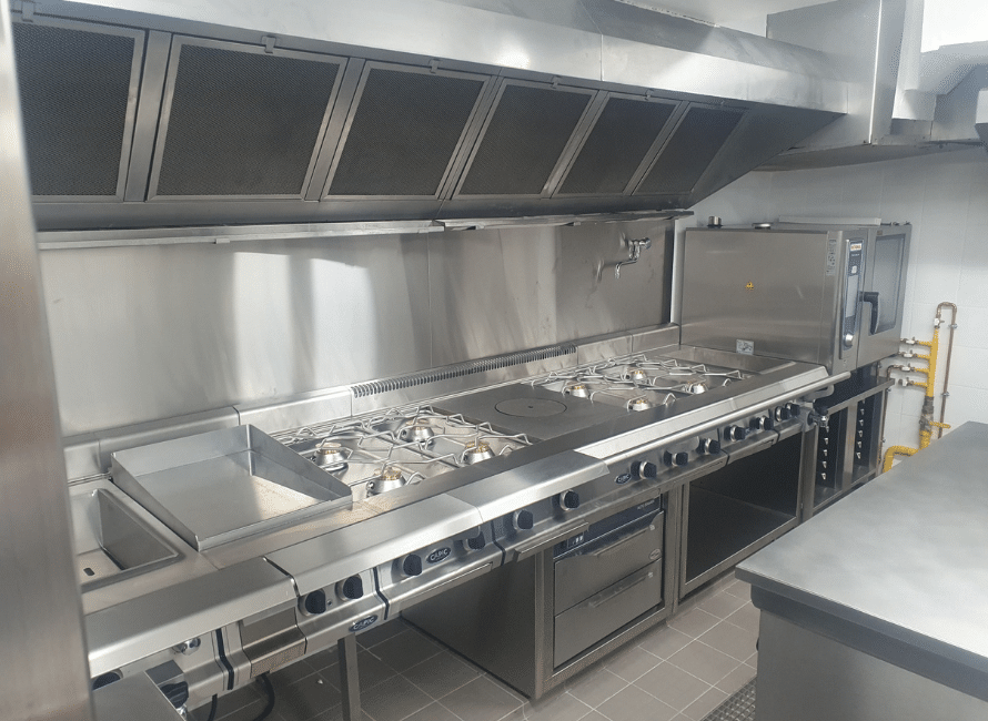 cuisine professionnelle en inox